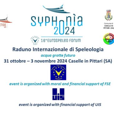 16th EuroSpeleo Forum SYPHONIA 2024 in Italy
